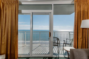 Oceanfront corner unit with panaramic views,pools,hot tub,lazy river,exercise room